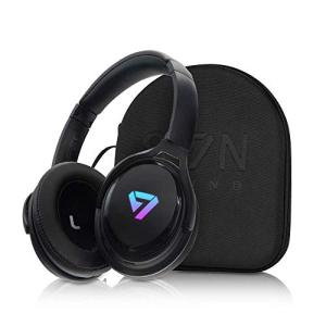 SVN Sound by Steve Aoki プレミアムオーバーイヤーワイヤレスヘッドフォン 高機能ノイズキャンセリングマイク搭載 7色に光る
