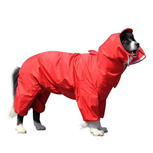 OTOKU 犬用レインコート 快適 いい素材 小型犬 中型犬 大型犬 帽子付 通気 完全防水 レイン...