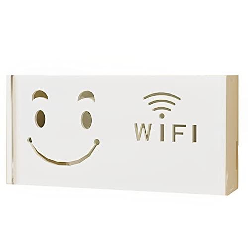 MIMIA Wi-Fi ルーター 収納 感電防止 ケーブル 組み立て式 ボックス こども ペット 安...