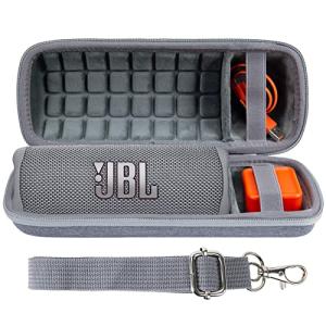 co2CREA 製 JBL Flip6/Flip5/Flip4 Bluetoothスピーカー用収納ケース (ハードケース グレー ハードケース)｜sosola-shop