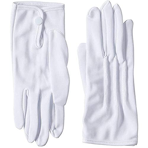 SANDAI 礼装 用 フォーマル メンズ 白 手袋 (S 〜 3L) ナイロン グローブ 1双 2...