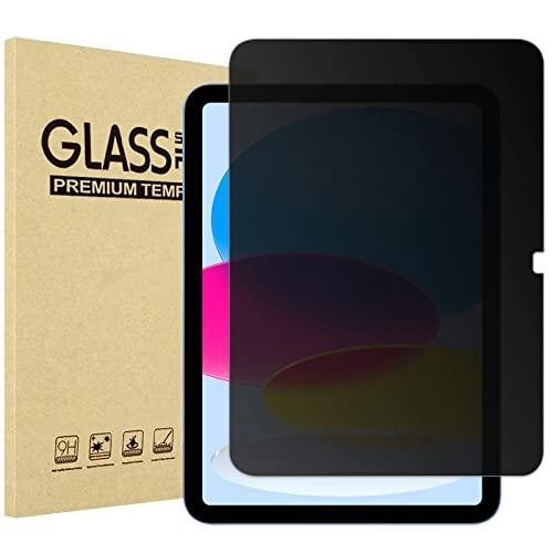 ProCase iPad 10世代 10.9インチ 覗き見防止 強化ガラス 画面保護フィルム、貼付キ...