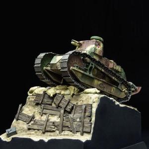 モンモデル TS-011 1/35 フランス軽戦車FT−17            *