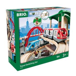 BRIO (ブリオ) WORLD トラベルレールセット 木製レール おもちゃ 33512