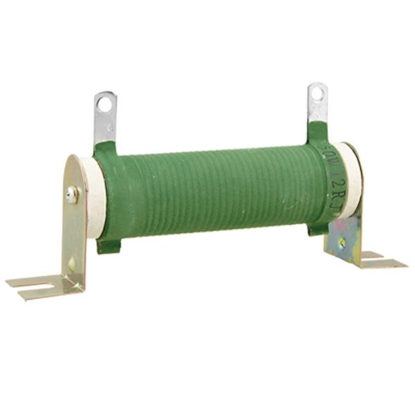 uxcell 抵抗器 抵抗器 巻抵抗 巻線抵抗器 セラミック管 固定ワイヤー ５０W １２Ohm