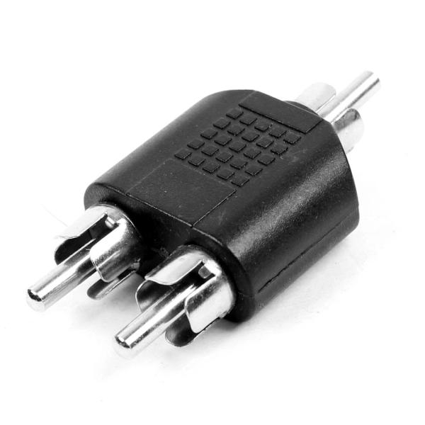 uxcell RCA スプリッタ アダプタ 二重のRCA オスのプラグ- 1 x RCA のオス レ...