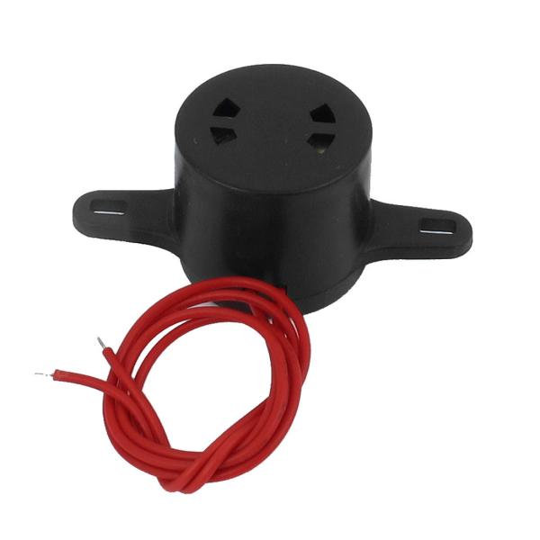 uxcell uxcell220VAC　電子アラームブザー 105dB ブラックハウジング　不連続音...