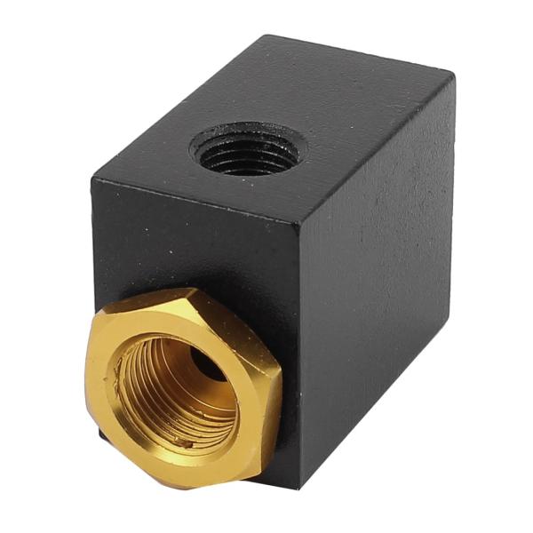 uxcell エキゾーストバルブ 急速排気弁 QE-02 エアオペレーティング ワンウェイ ブラック...