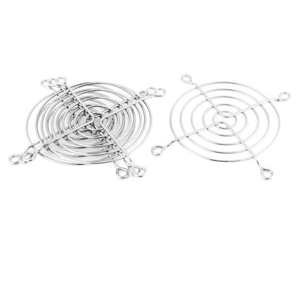uxcell ファングリル ファンメタルフィンガーガード 80mm x 80mm 軸流ファン 金属ガ...