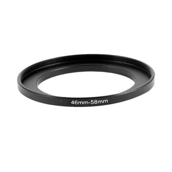 uxcell ステップアップアダプターリング 修復カメラフィルター 金属 46mm-58mm ブラッ...
