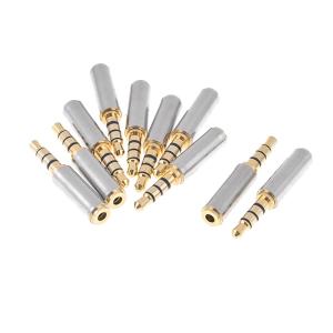 uxcell オーディオ信号変換器 3.5mm ステレオオスプラグ−2.5mmメスジャック