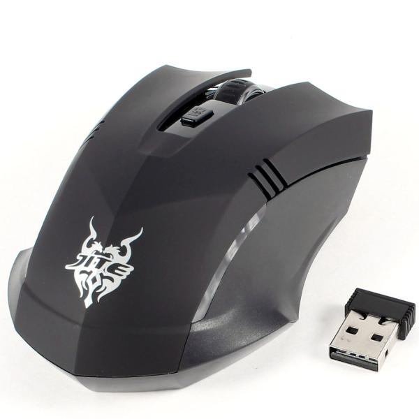 uxcell ワイヤレス マウス　USB レシーバー付き　PC 2000DPI Red LED 2....