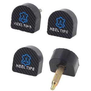 uxcell トップリフト 靴ヒール修理用釘 靴のヒント 滑り止め ハイヒール用 12mm x 12mm 4個