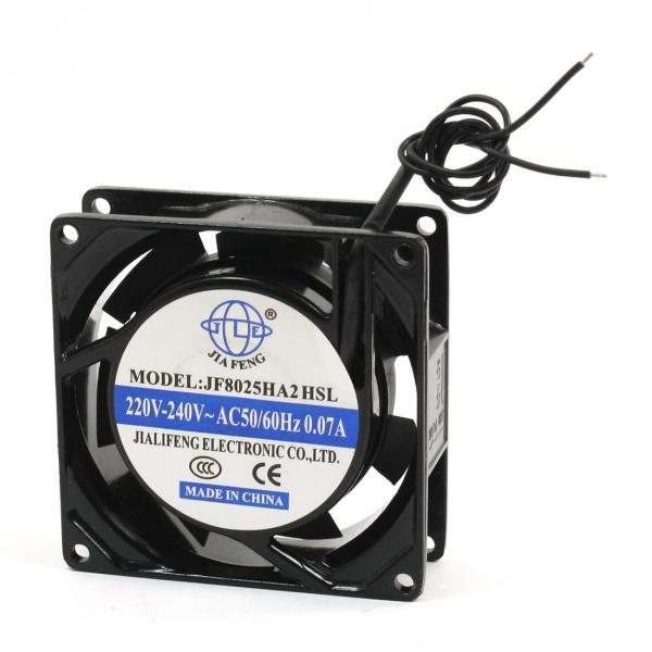 uxcell AC軸冷却ファン JF8025HA2HSLモデル 220-240V 0.07A 2-ワ...