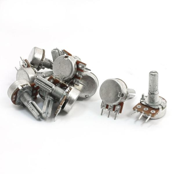 uxcell 巻線型ポテンショセラミックリニア可変抵抗器 可変抵抗器 レオスタット 巻線型ポテンショ...