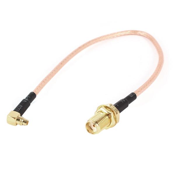 uxcell RG316同軸ケーブル RFコネクタアダプタ 21cm MMCxオスプラグ-SMAメス...