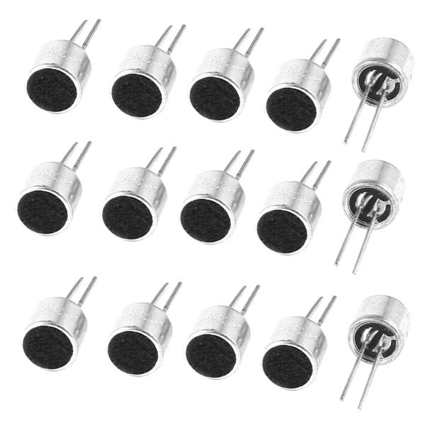 uxcell エレクトレット マイク 6050 6x5mm コンデンサ PCB 挿入 MICユニット...