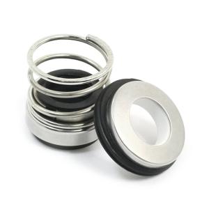 uxcell メカニカルシール　セラミック ロータリー リング ゴム ベローズ ポンプ　18mm セラミックガードコイル1個付き