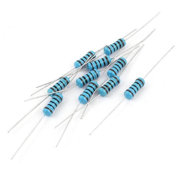 uxcell 金属酸化物被膜抵抗 10個 100Ohm 1W抵抗固定 ブルー ブラウン ブラック 電...