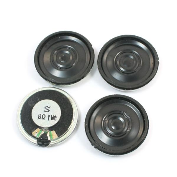 uxcell マグネットスピーカー 増幅器 DVD/EVD用 内部 徑28mm 1W 8オーム 4個...
