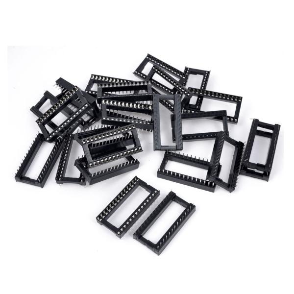 uxcell DIP ICソケット 28ピン 2.54mm DIP プリント基板用 アダプタ ピッチ...