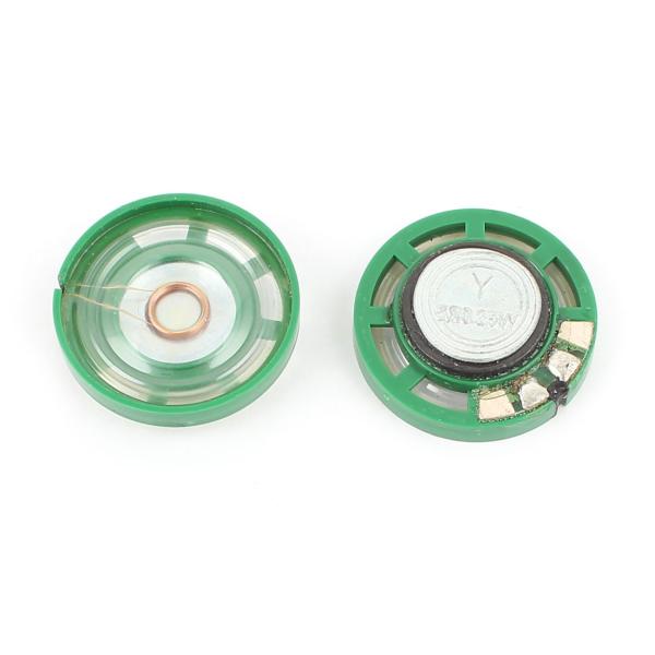 uxcell 1/4W 0.25W 8オーム 27mm ラウンド外部磁石スピーカースピーカー マグネ...