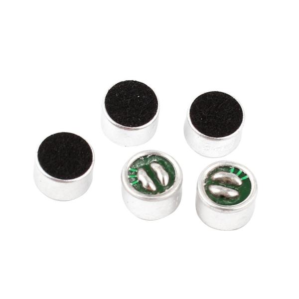 uxcell エレクトレットコンデンサーマイク ミニ 9.7mm x 6.7mm 5個入り