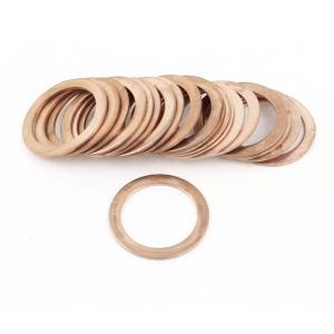 uxcell 銅ワッシャー　コッパー製　シルバートーン　27mmx36mmx1.5mm　20個入り