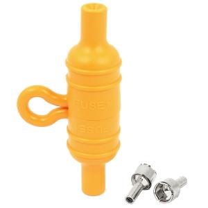 uxcell インラインスクリューヒューズホルダ ガラス管ヒューズホルダ