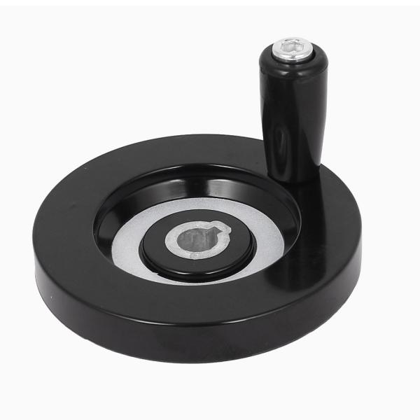 uxcell 80mmx10mm 取り外し可能 折りたたみ式 ハンドル 手車輪研削 機械 押し台