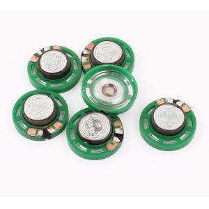 uxcell マグネットスピーカー ミニホーン 6個入 8Ohm 0.25W 27mm直径 グリーン