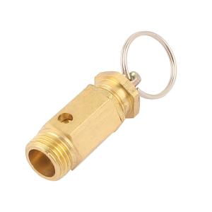 uxcell 13mm コンプレッサ 圧力逃し弁 安全放出 空気 フィッティング 空気