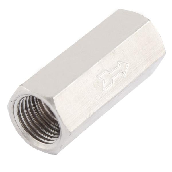 uxcell ワン ウェイ チェックバルブ 13mm / 1/4BSP ワン ウェイ メス スレッド...