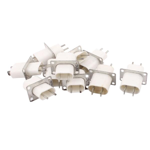 uxcell 家庭用電子レンジ　マグネトロン　フィラメントピンソケット　10個入り
