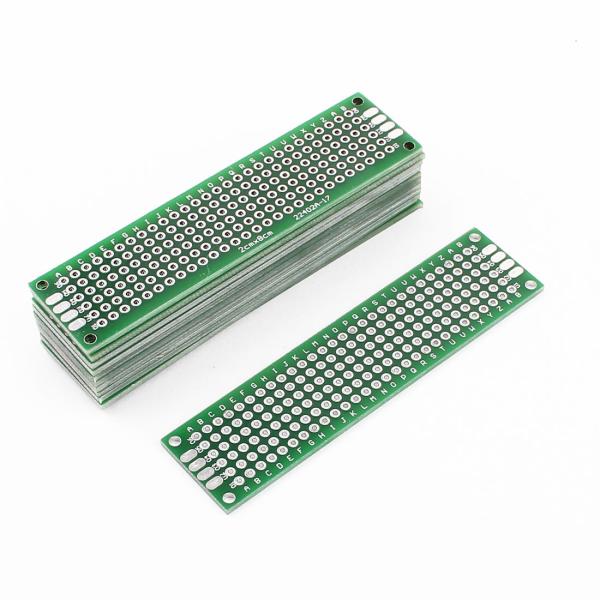 uxcell PCBユニバーサル基板 PCBボード プロトタイプ紙 FR-4材料 2cm x 8cm...