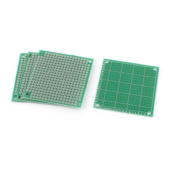 uxcell PCBユニバーサル基板 PCBボード プロトタイプ紙 FR-4材料 5cm x 5cm...