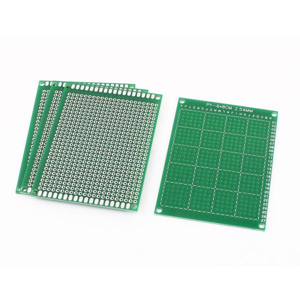 uxcell PCBユニバーサル基板 PCBボード プロトタイプ紙 FR-4材料 6cm x 8cm...