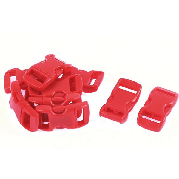 uxcell サイドリリースバックル リペアバックル プラスチック材質 ダークレッド クイックリリー...