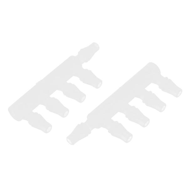 uxcell エアチューブ分岐管 水族館チューブスプリッターエアーバルブ 4ディストリビューター マ...