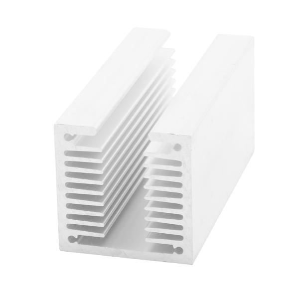 uxcell ヒートシンク　アルミニウム製　シルバートーン　80mm x 40mm x 40mm　3...