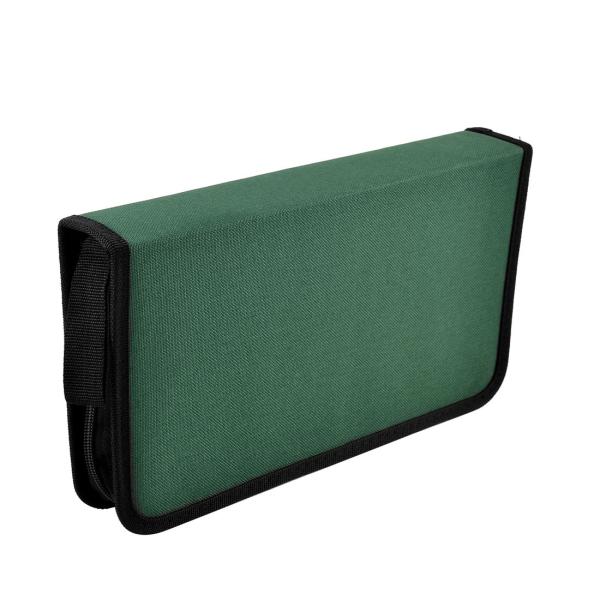 uxcell 家庭用ディスク CD DVD ストレージ 整理箱ホルダー ジッパー閉鎖 ナイロン ポー...