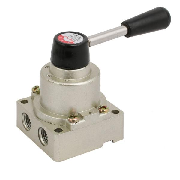 uxcell ハンドレバーバルブ プラスチック 金属 3ポジション 3ポート VH200-02