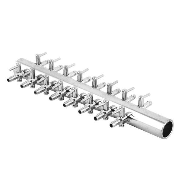 uxcell エアチューブ分岐管 アクアリウムエアーバルブ ステンレススチール フィッシュタンク用 ...