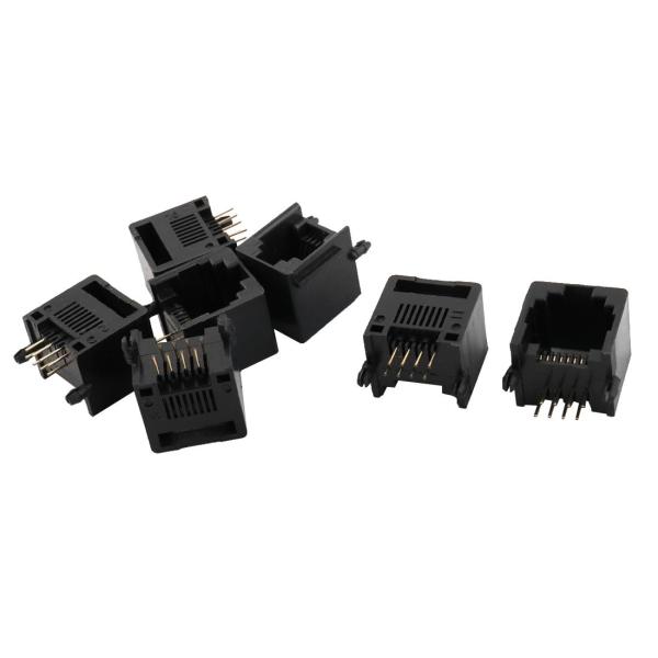 uxcell RJ45 8P8Cジャックジャック PCモデム ソケット ネットワークコネクタ 7個入...