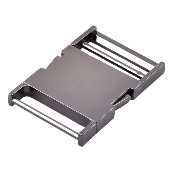 uxcell サイドクイックリリースバックル ベルトストラップバックパック メタル フラット ブラッ...