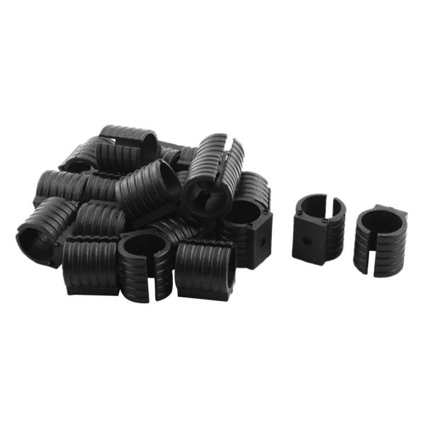 uxcell 防音材 U型椅子足キャッププラスチック製 U型 椅子 クランプ パッド グライド キャ...