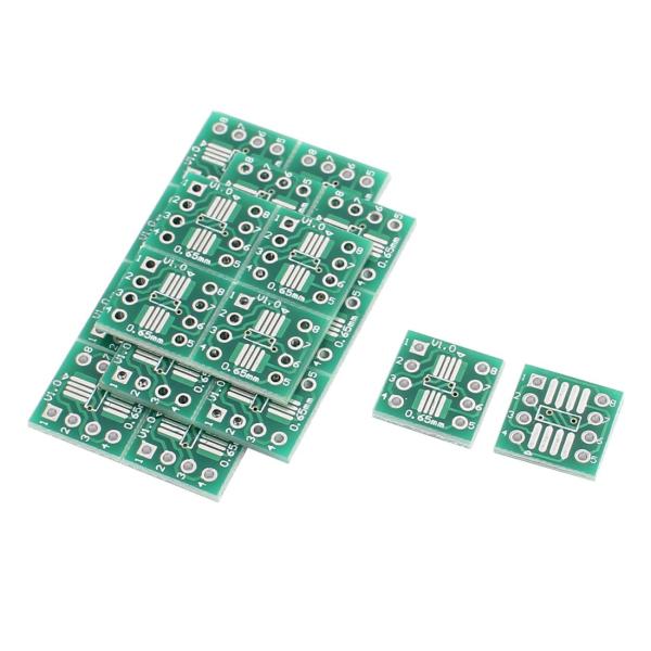 uxcell PCB アダプターコンバータ 12mmx12mm SOP8 SSOP8 TSSOP8−...