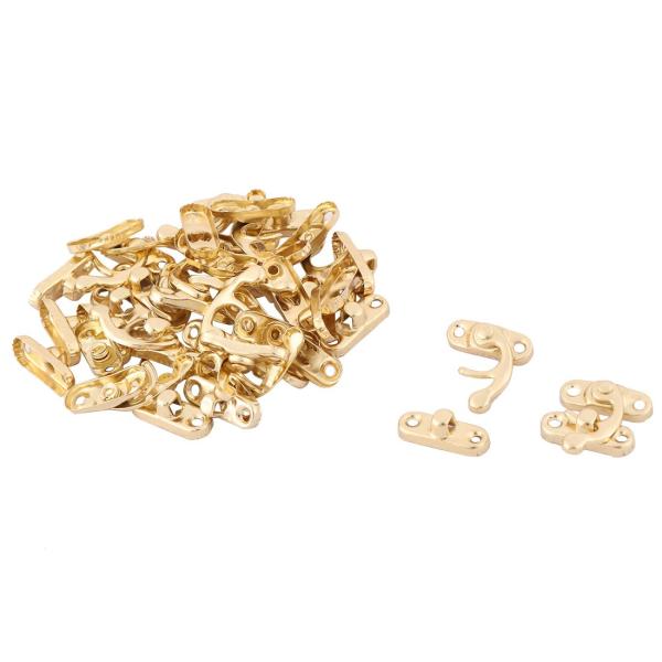 uxcell バッグクロージャーロック ボックスラッチ スーツケースクラスプ メタル レトロカバン箱...