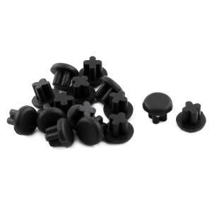uxcell 携帯電話 ゴム 防塵 3.5mm イヤホン ジャック イヤー カバー ストッパー キャップ 15個