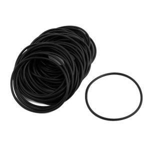 uxcell ニトリルゴムOリング　ニトリゴム製ブラック 52mm径